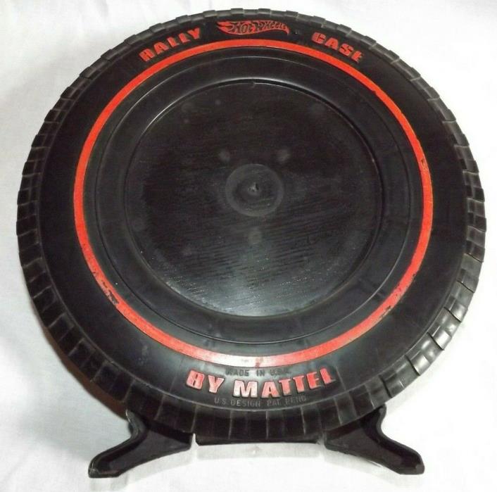 Vintage Red Rim Tire Mattel Hotwheels 12-car Rally Case - Redline Case