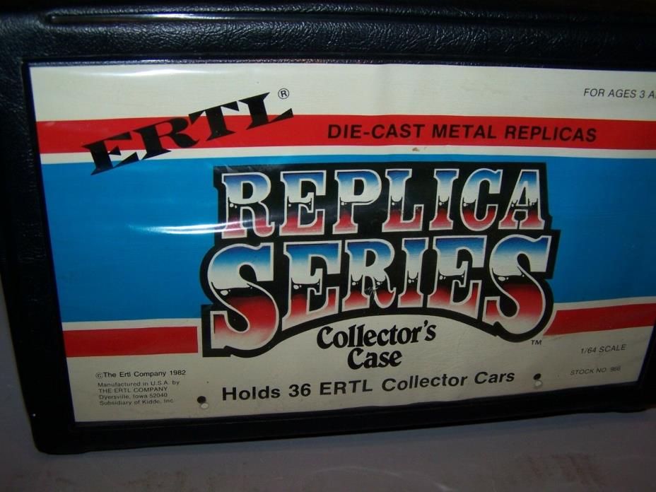 1982 ERTL COLLECTORS CASE FOR 1/64 SCALE CARS