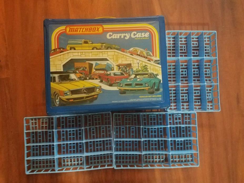 Vintage 1978 Lesney Matchbox Carry Case Holds 48 Models nice condition free ship