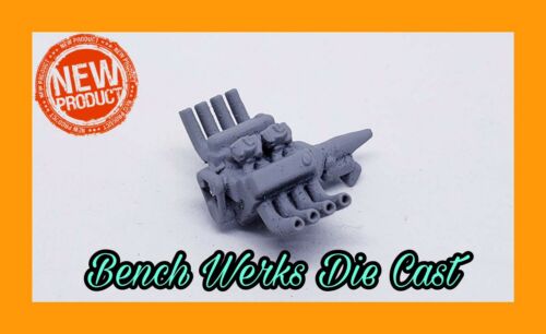 1:64 Scale. 3 D Printed. V 8 Straight Pipe Headers. New. Hot Wheels Engine