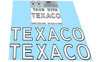 BUDDY-L   TEXACO  TANKER SEMI  DECAL  SET
