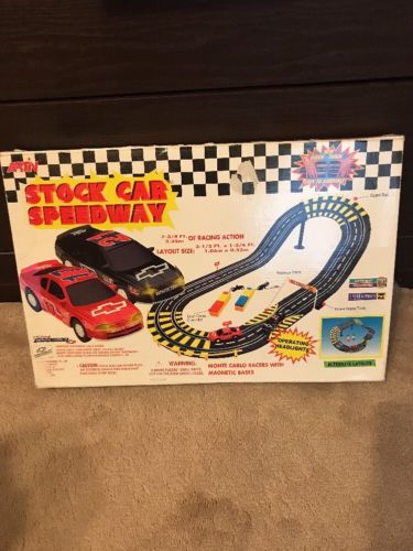 Vintage New in Box Artin 10921K Stock Car Speedway Racing Set Monte Carlo