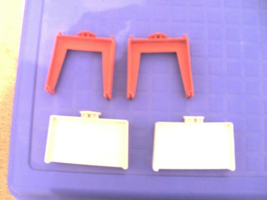 Vintage Hot Wheels Track Trestles and Risers 4 piece lot