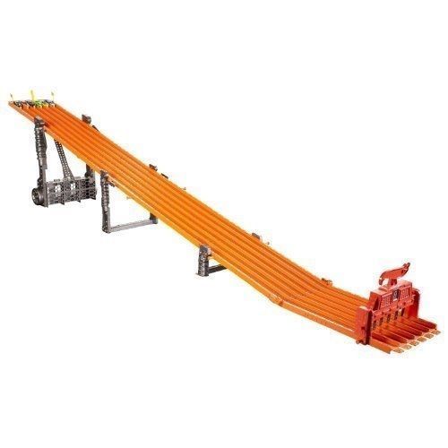 NEW Hot Wheels Super 6-Lane Raceway With Cars Over 8 FT Long Lights and Sounds
