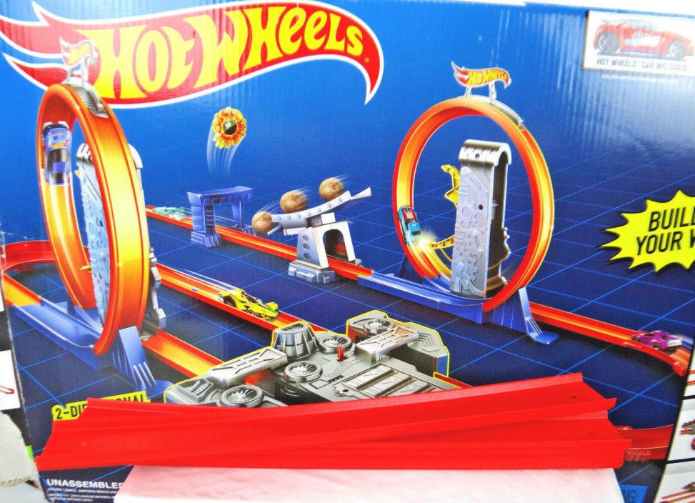 Hot Wheels Total Turbo Takeover Builder Replacement Low Wall 300mm Loop Track