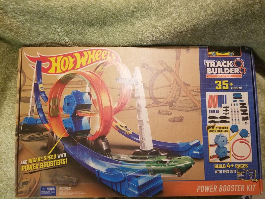 Hot Wheels Track Builder System Power Booster Kit Stackable power boosters