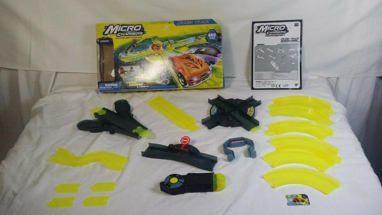 Micro Chargers Crash Track Race Track Quick Charge & Launch Lot