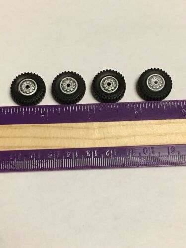4 Rubber Tires For Toy Car
