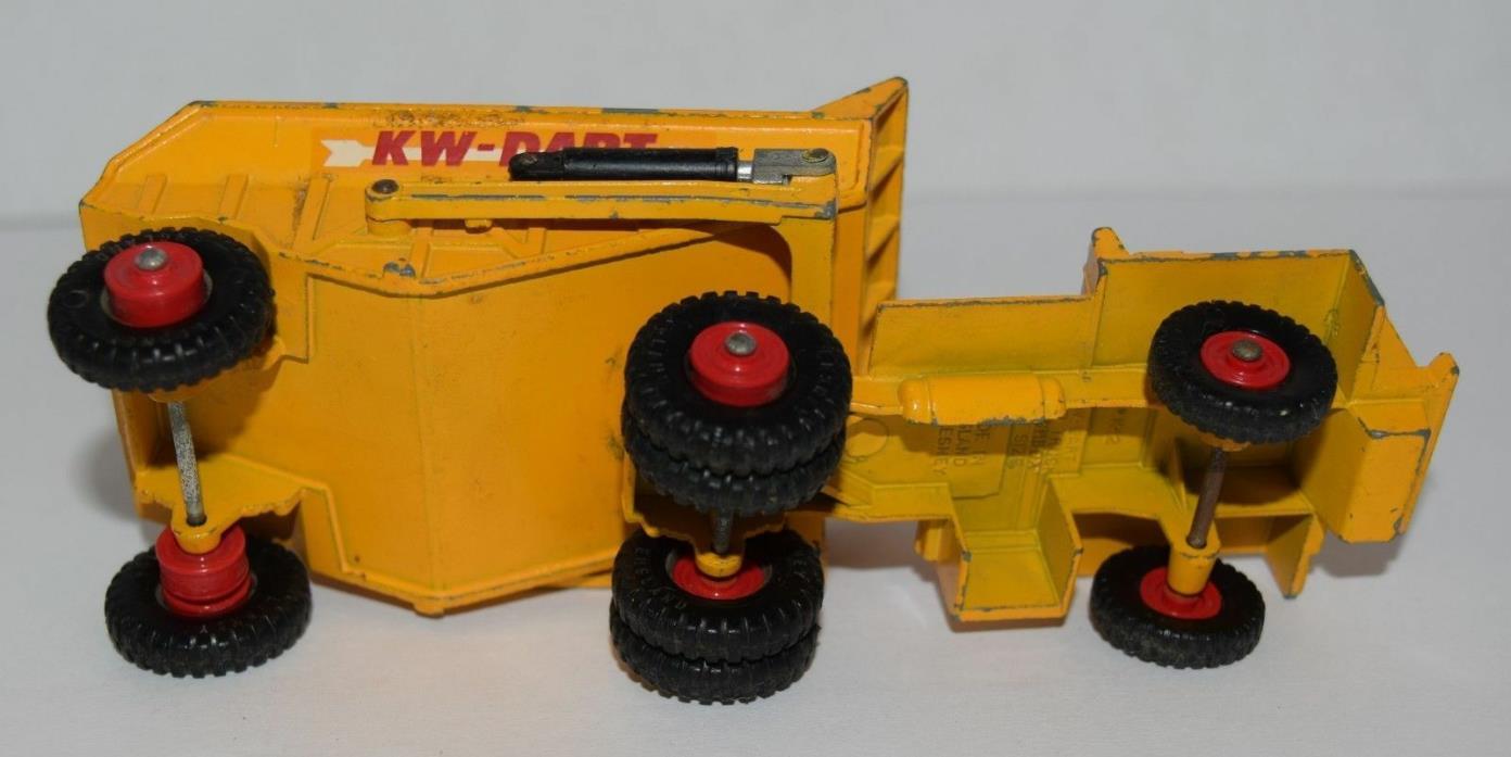 MATCHBOX King Size 10  plastic tIres only  KW Dart Dump Truck No. K-2