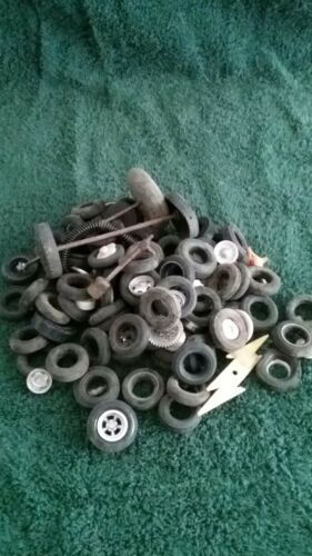 Vintage Car Truck Plastic Rubber Toy Tires Large Lot