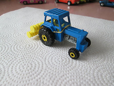 Matchbox Ford Tractor & Harrow #46 (Variation Gold Hubs, Superfast 1/64 Blue)