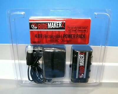 RIDEMAKERZ 4.8V Rechargeable Power Pack w/ AC Charger #509007 *Brand New*