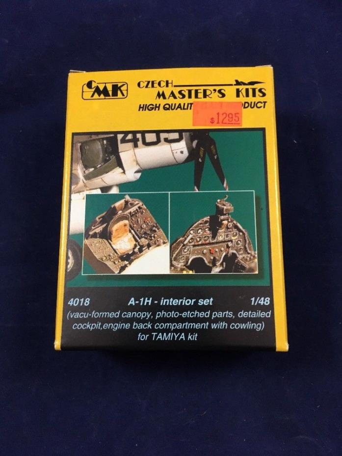 NEW CMK CZECH MASTER'S KITS 4018 - A-1H - INTERIOR SET 1/48 RESIN KIT
