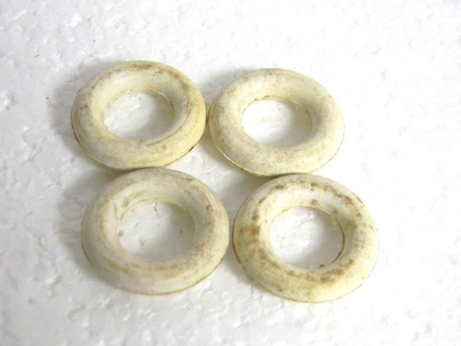 Vintage 4 TOOTSIETOY BARCLAY WHITE Balloon Rubber Replacement Tires