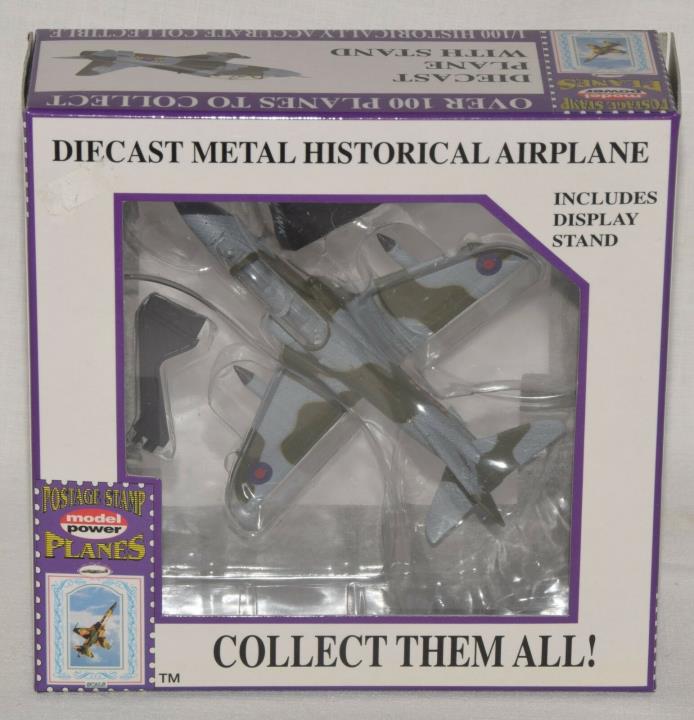 Model Power BAE Hawk Diecast Postage Stamp Planes 1/100 Collectibles USPS #5369