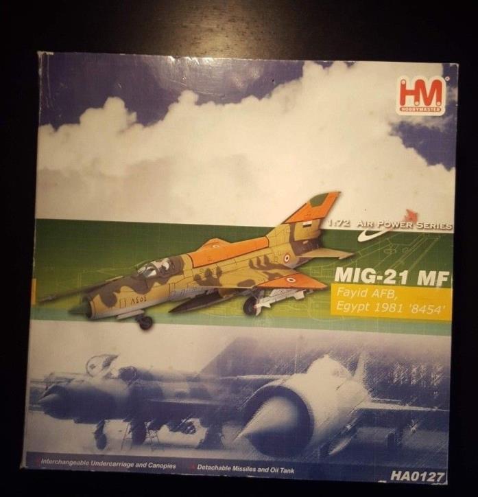Hobby Master, HA0127, Mint Cond. MiG-21MF Fishbed, Egyptian Air Force, Fayid AFB
