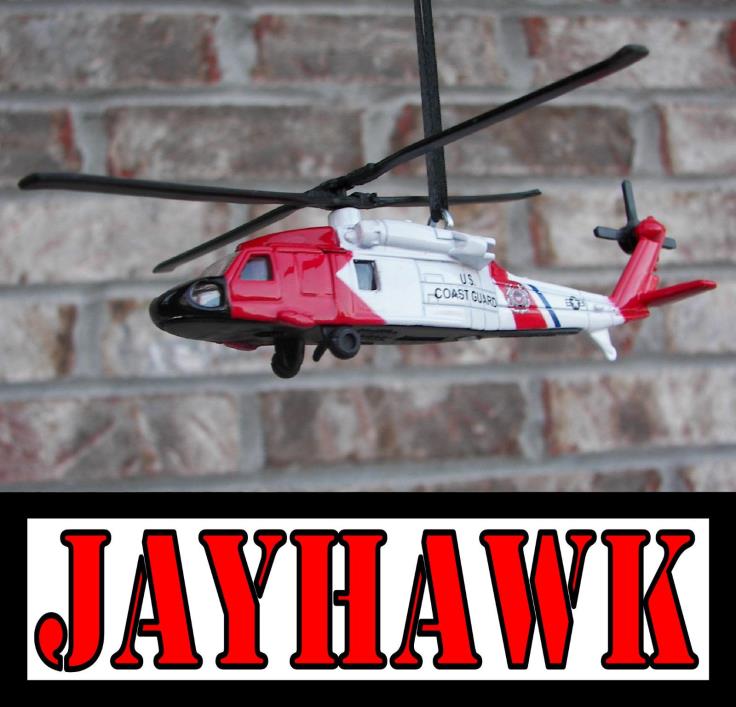 NEW USA Coast Guard Sikorsky HH-60 Jayhawk Military Helicopter Aircraft Ornament
