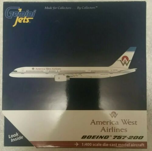 Gemini Jets 1:400 Scale America West Airlines  Boeing 757-200 GJAWE930