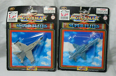 SUPER FLITES * Motormax F-20 Tigerhawk * Set of 2 Die Cast Metal 4