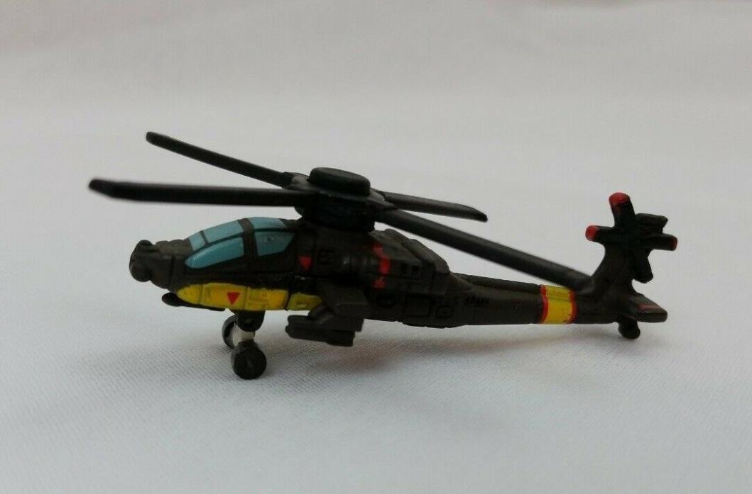 RARE Micro Machines APACHE Bell AH-64A US Army Attack Helicopter 1992 LGTI Toy