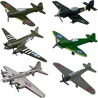 WWII Categories Planes 6-pc Set With Aircraft ID Guide Assortment 2