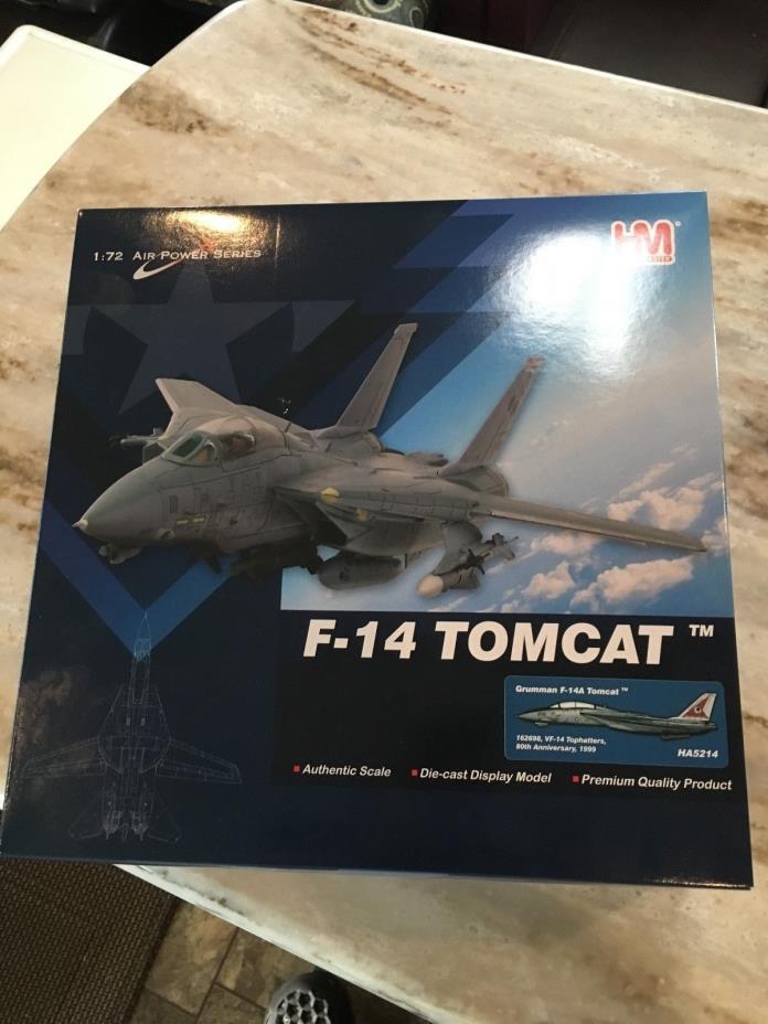 1/72 Grumman F14A Tomcat VF-14 Tophatters, 80th Anniversary HA5214  NIB