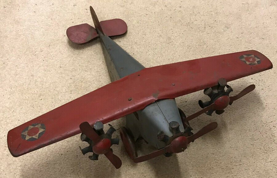 Steel Craft US Army Scout Plane, 3 Propeller, Antique