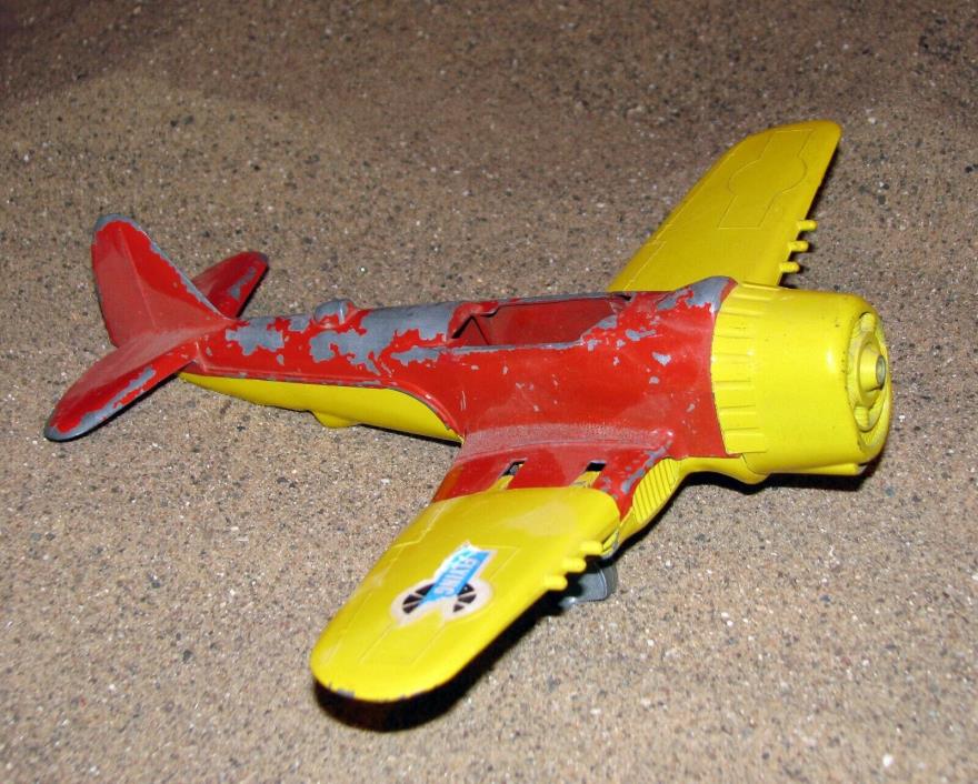 Vintage Hubley Kiddie Toy Airplane Flying Circus No. 495