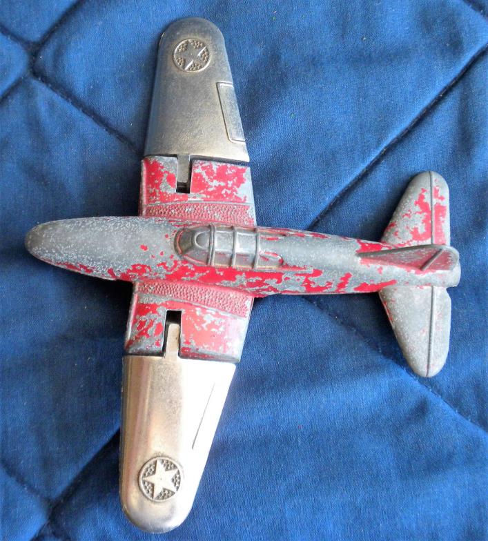 Hubley Kiddie Toy Red Airplane #430