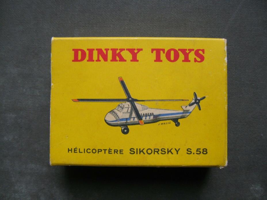 Diecast Metal Dinky Sikorsky Sabena S-58 Helicopter w/Box