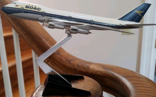 Aero Mini BOAC 747 Tomkins UK Aeromini with Stand-LAST LISTING OF THIS ITEM!