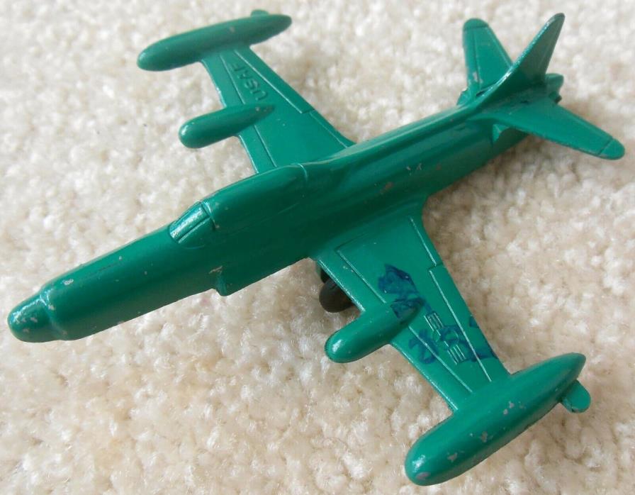 Vintage TootsieToy - USAF F-94 STAR FIRE Jet - Die-Cast Metal Toy Airplane