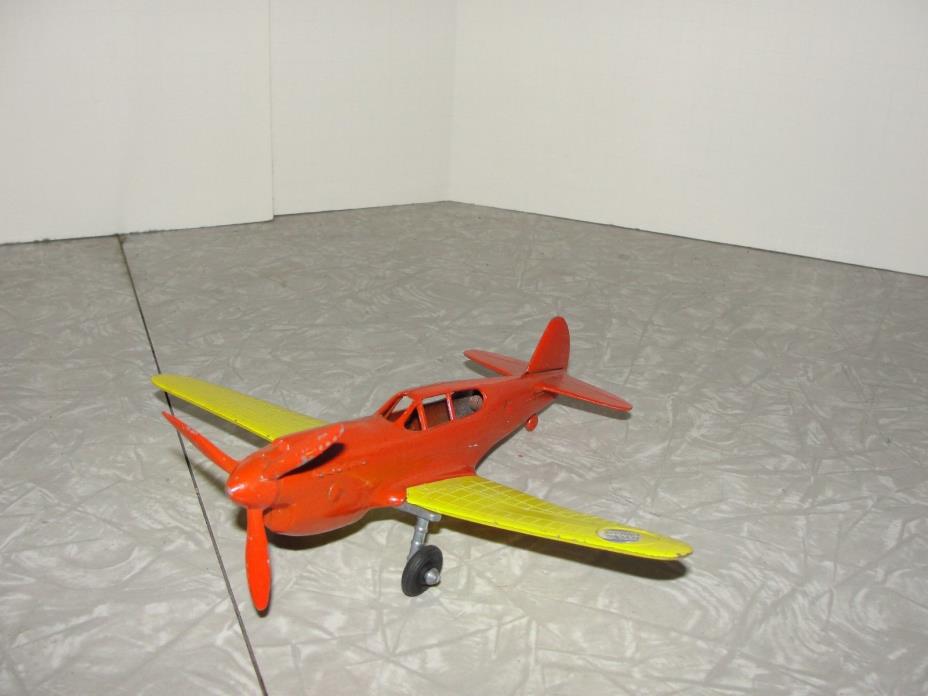 VIntage Hubley P-40 Flying Circus Propeller Airplane