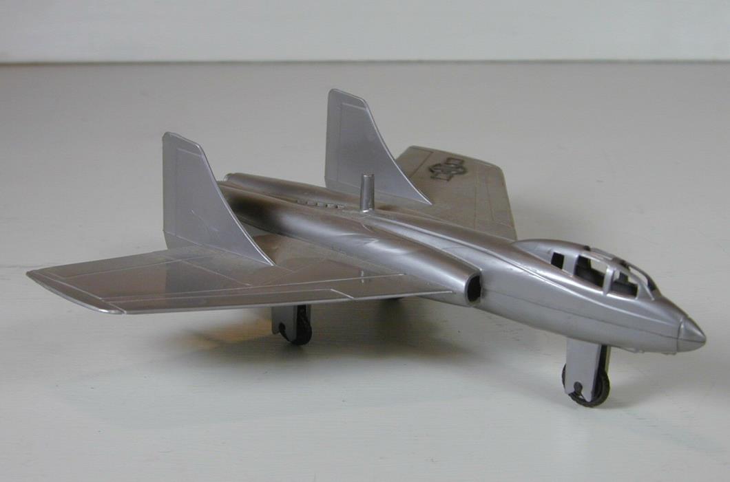 Vintage 1950's / 60's Toy Plastic PYRO USAF Jet Fighter Plane F7-U CUTLASS