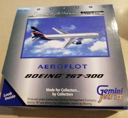 Gemini Jets Aeroflot 767-300 Mint in Box,  Item No. GJAFL452