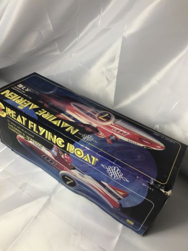 Vintage 1970’s Great Flying Boat Friction Tin MF-742 From Red China