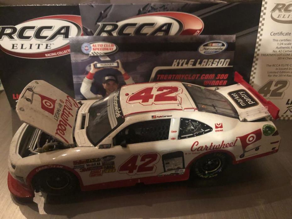 KYLE LARSON 2014 CARTWHEEL BY TARGET CALIFORNIA WIN 1/24 ELITE DIECAST CAR 1/242