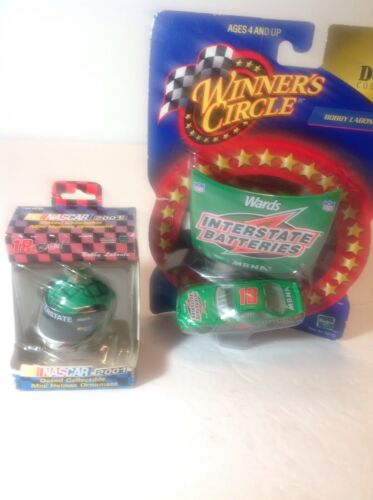 2000 NASCAR Winners Circle Deluxe Collection #18 Bobby LaBonte And Bonus Helmet