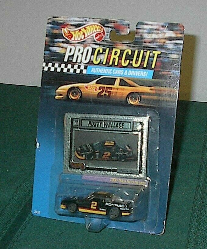 1993 Rusty Wallace #2 Hot Wheels Pro Circuit 1/64 Pontiac NASCAR Race Car