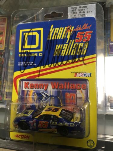 #55 KENNY WALLACE 1999 SQUARE D 1/64TH SCALE #1 of 7560 1999 Monte Carlo SIGNED