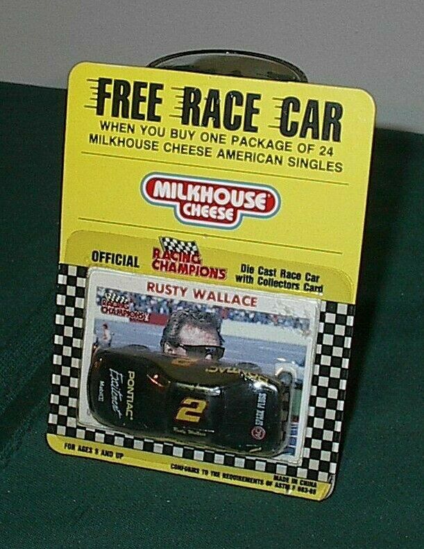 1994 Rusty Wallace #2 Racing Champions 1/64 DieCast Pontiac NASCAR Race Car