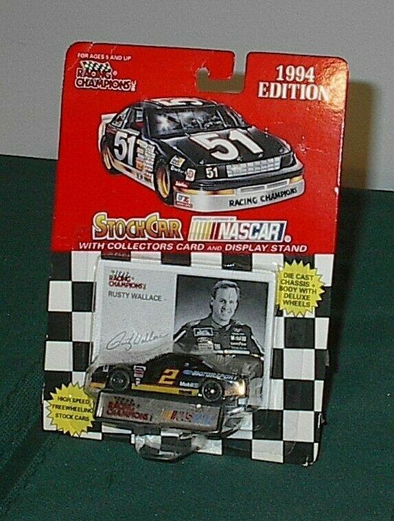1994 Rusty Wallace #2 Racing Champions 1/64 DieCast Ford NASCAR Race Car