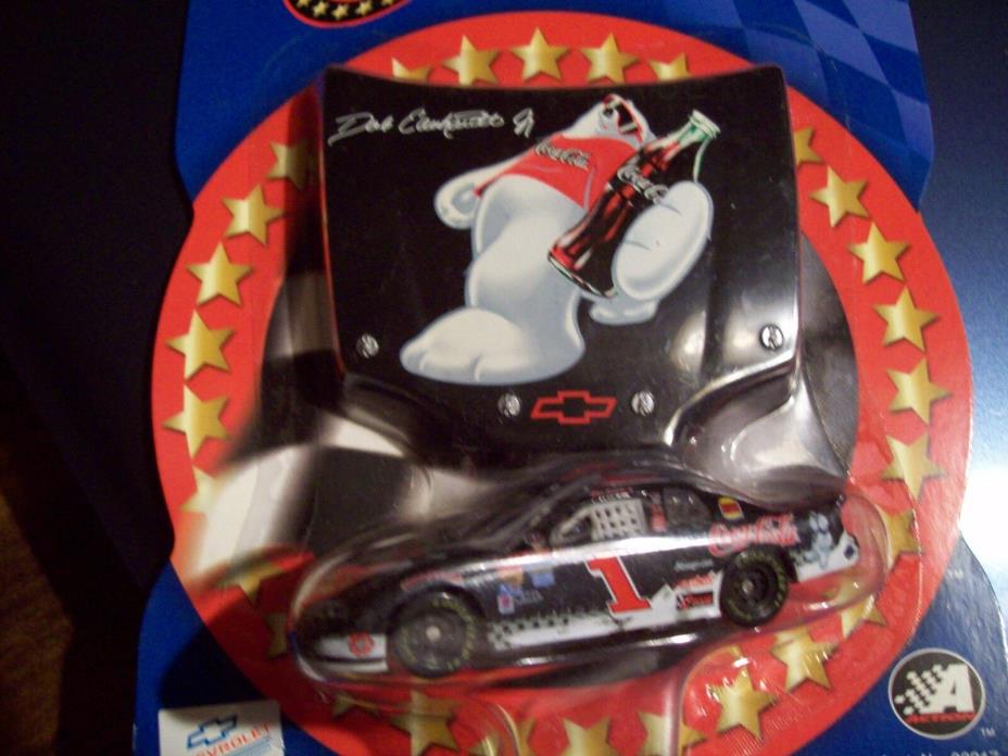 Dale Earnhardt Jr. COCA-COLA HOOD & CAR COKE NASCAR W/ REPRODUCED AUTOGRAPH