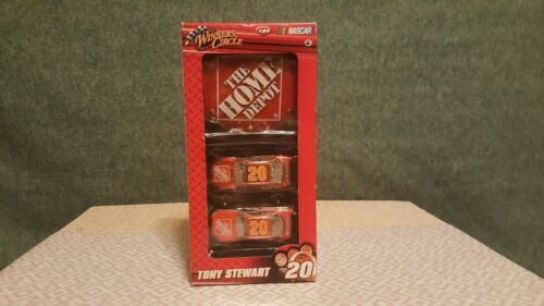 Nascar Winners Circle 1/64 Diecast 2008 Tony Stewart 2 Car Set with Hood Magnet