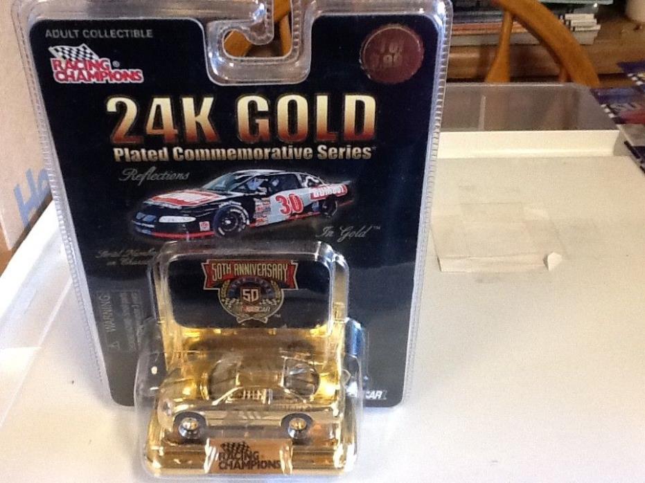 1998, 1:64 RACING CHAMPIONS 24K GOLD PLATED NASCAR , 1 of 9998