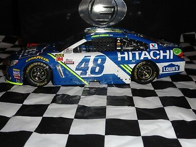 JIMMIE JOHNSON 2017 CHEVY SS TEXAS O'REILLY AUTO PARTS 500 RACED WIN ELITE