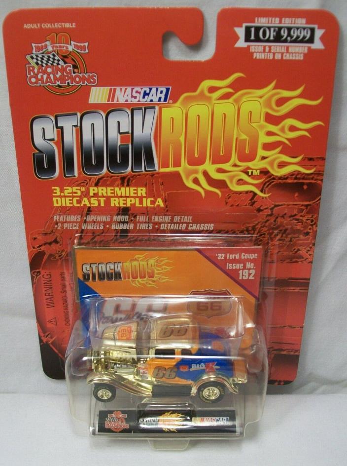 RARE RACING CHAMPIONS STOCK RODS 1/64 DARRELL WALTRIP #66 1932 FORD 1999 DIECAST
