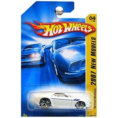 2007 New Models #4 1969 Ford Mustang White #2007-04 1:64 Scale