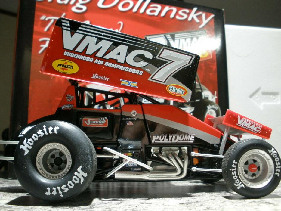 2003 CRAIG DOLLANSKY #7 VMAC WORLD OF OUTLAWS 1/18 SPRIT CAR GMP #7036 1 OF 1200