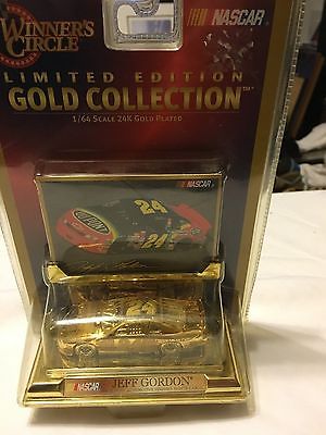 Jeff Gordon LE Gold Collection 1/64 scale 24k Gold Plated Winner's Circle